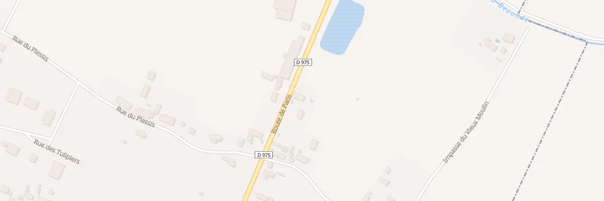 Plan du 448 Rte de Paris à Quiers-sur-Bezonde