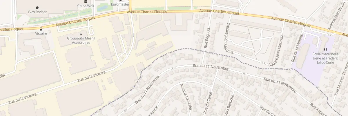 Plan du 74 Rue Du Onze Novembre à Drancy