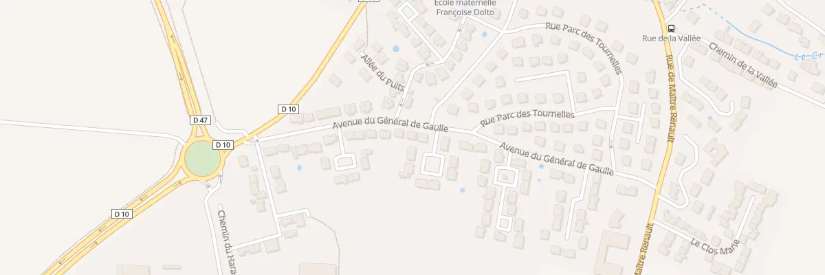 Plan du 14 Av du General de Gaulle à Fontenay-en-Parisis