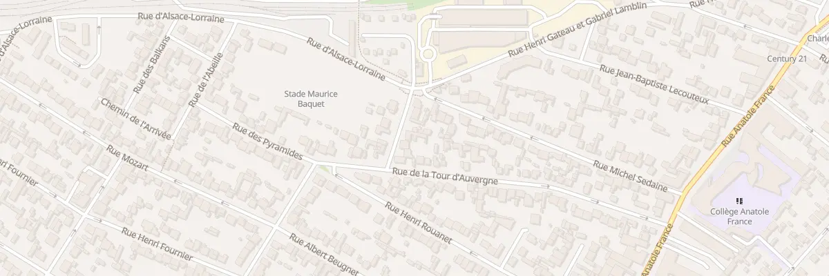 Plan du 65 Rue Sedaine à Drancy