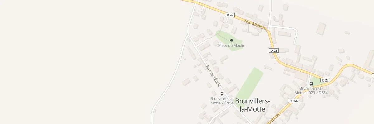 Plan du 241 Rue de l’Ecole à Brunvillers-la-Motte