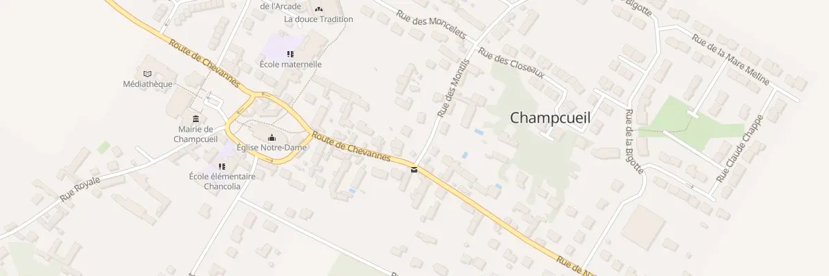 Plan du 1 Rue des Montils à Champcueil
