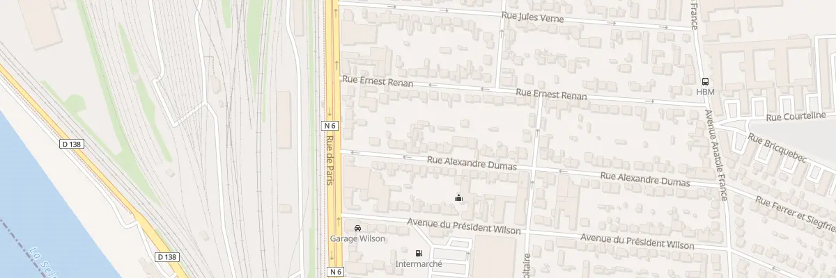 Plan du 5 Rue Alexandre Dumas à Villeneuve-Saint-Georges