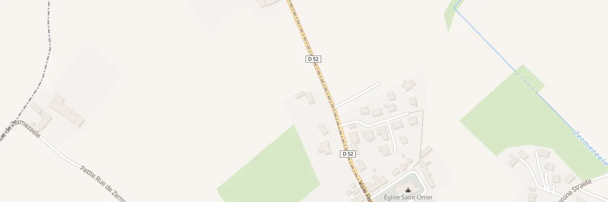 Plan du 2089 Voie Romaine à Wemaers-Cappel