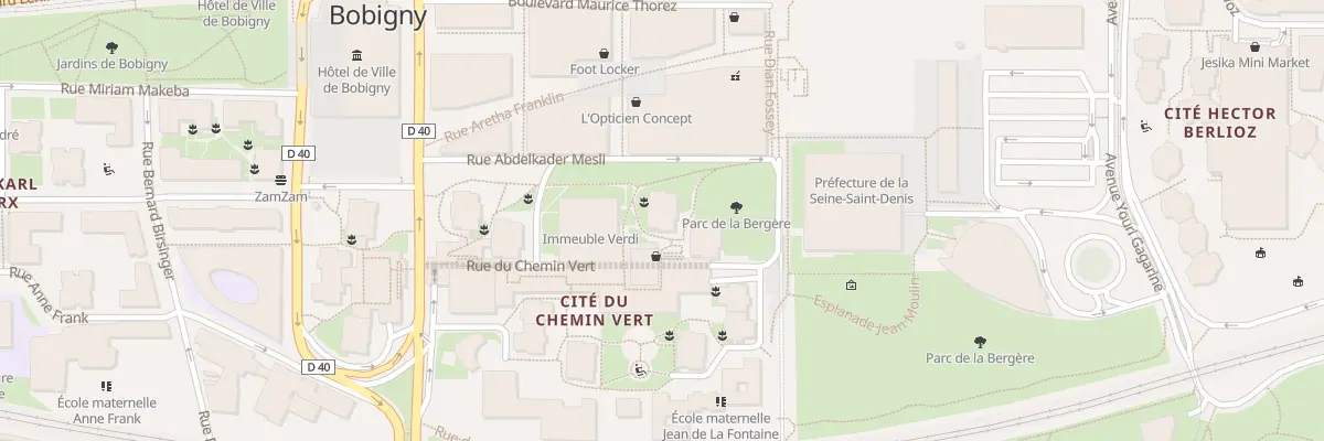 Plan du 24 Rue du Chemin Vert à Bobigny