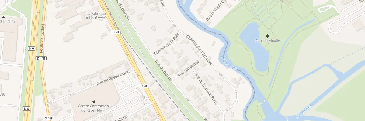 Plan du 8 Rue Lamartine à Villeneuve-Saint-Georges