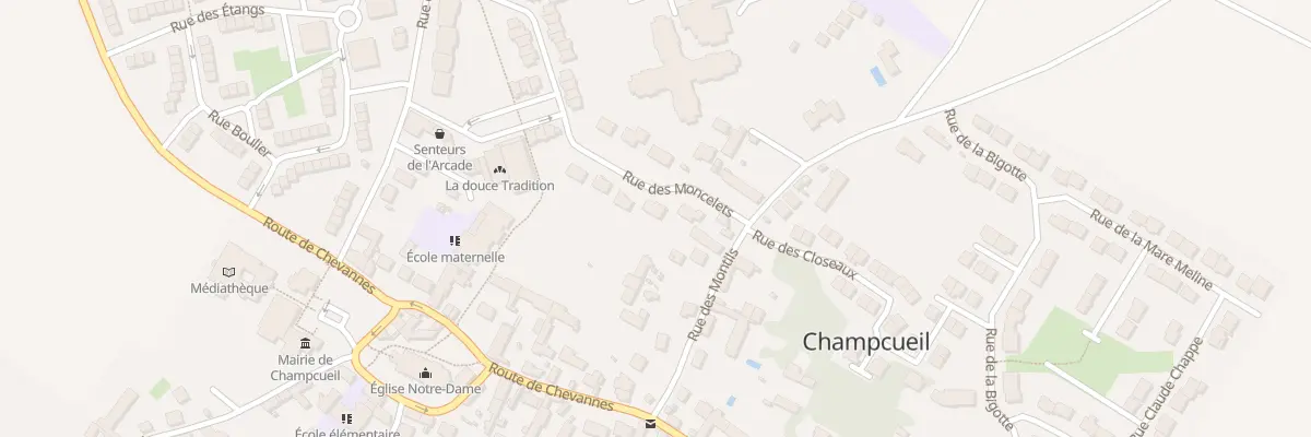 Plan du 48 Rue des Montcelets à Champcueil