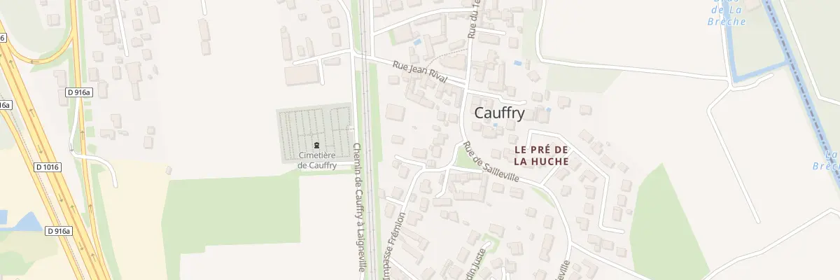 Plan du 2B Imp Frémion à Cauffry