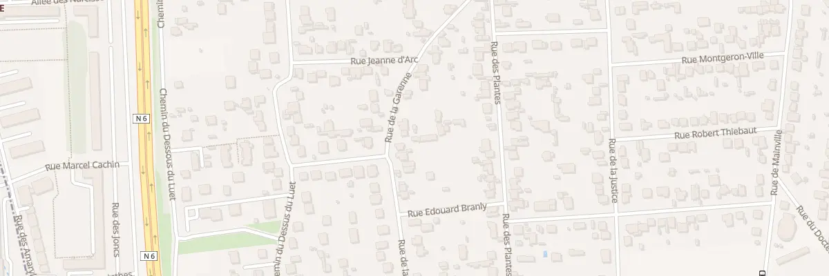 Plan du 29 Rue de la Garenne à Montgeron