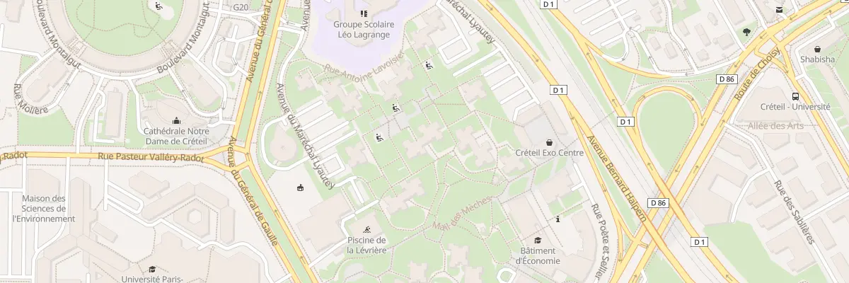 Plan du 3 Pl de la Levriere à Créteil