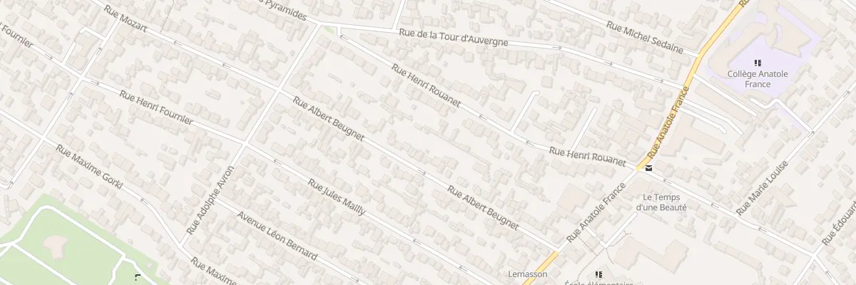 Plan du 38 Rue Albert Beugnet à Drancy
