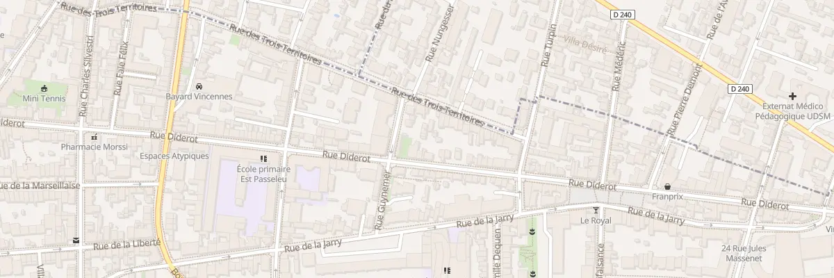 Plan du 145 Rue Diderot à Vincennes