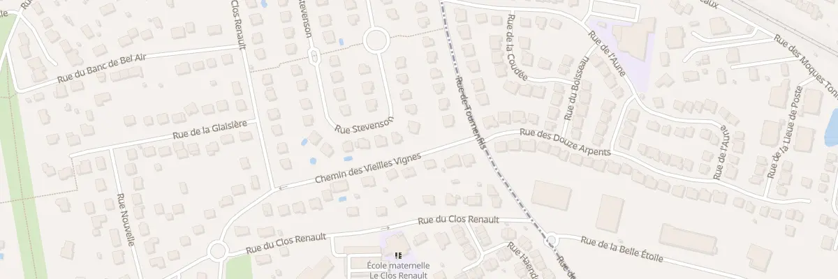 Plan du 32 Rue Stevenson à Mennecy
