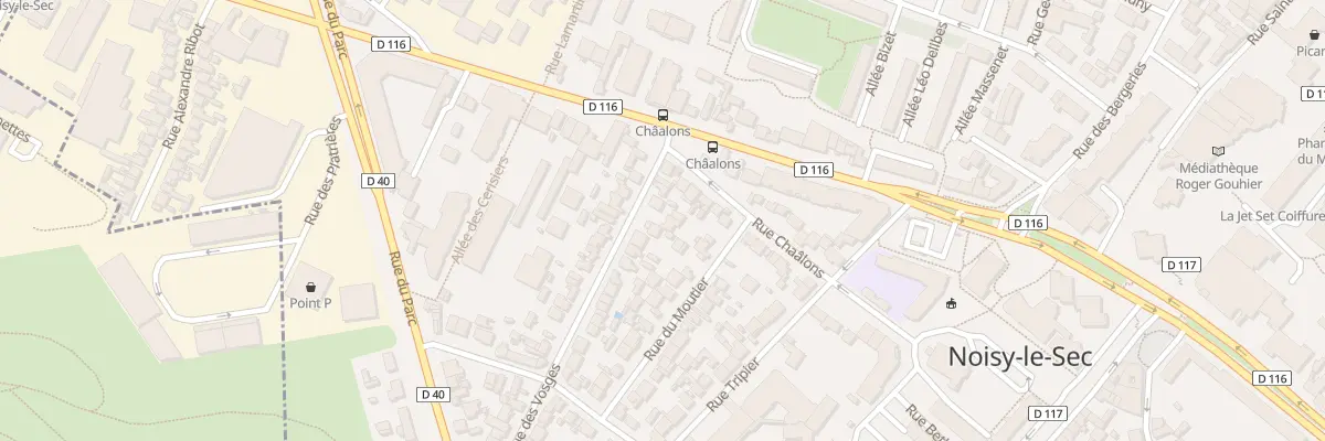 Plan du 5 Rue des Vosges à Noisy-le-Sec