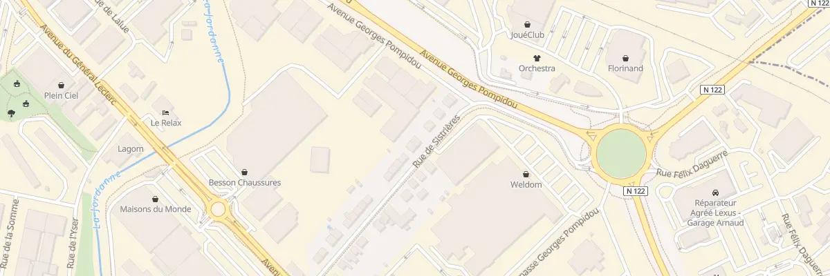 Plan du 35 Rue de Sistrieres à Aurillac