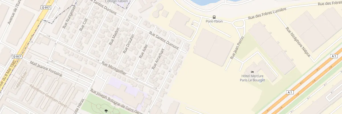 Plan du 21 Rue Joseph le Brix au Blanc-Mesnil
