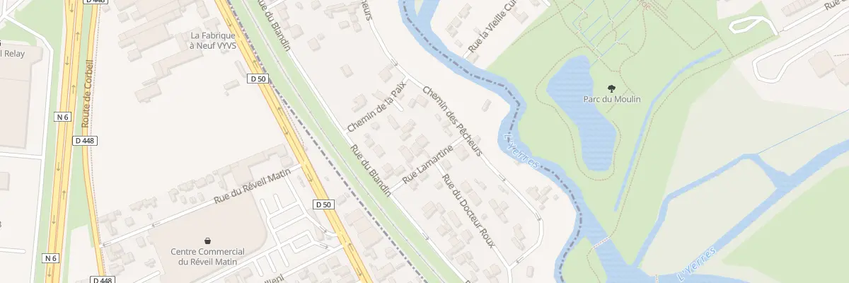 Plan du 6B Rue Lamartine à Villeneuve-Saint-Georges