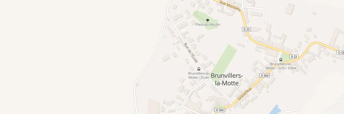 Plan du 187 Rue de l’Ecole à Brunvillers-la-Motte