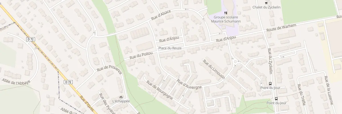 Plan du 28 Rue d’Anjou à Hoymille