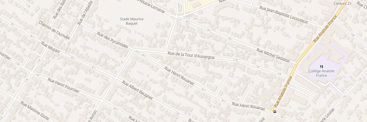 Plan du 53 Rue De La Tour D’Auvergne à Drancy