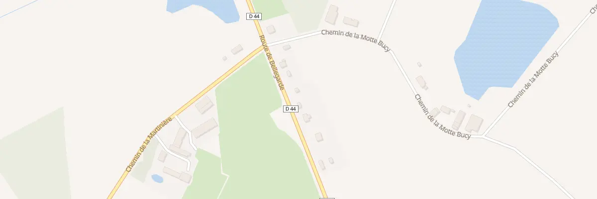 Plan du 50 Rte de Bellegarde à Beauchamps-sur-Huillard