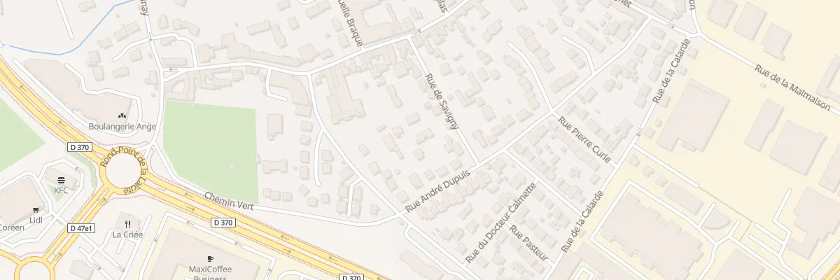 Plan du 12 Rue de Savigny à Gonesse