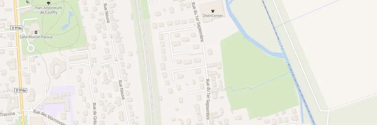 Plan du 26 Rue de la Beronelle à Cauffry