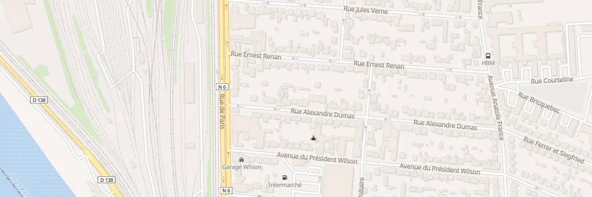Plan du 7B Rue Alexandre Dumas à Villeneuve-Saint-Georges