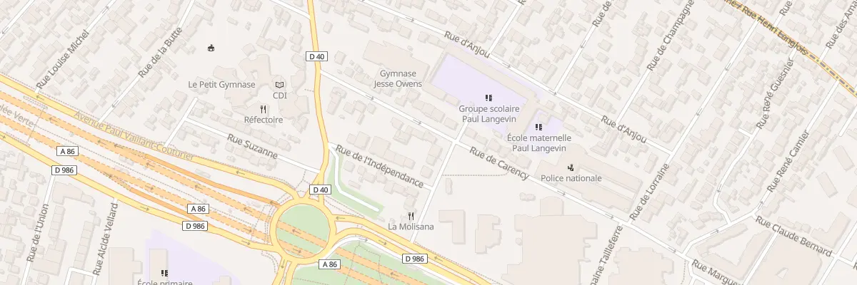 Plan du 24 Rue Carency à Bobigny