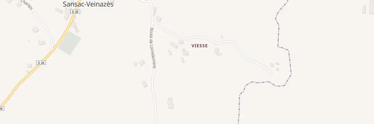 Plan du 6010 Viesse à Sansac-Veinazès