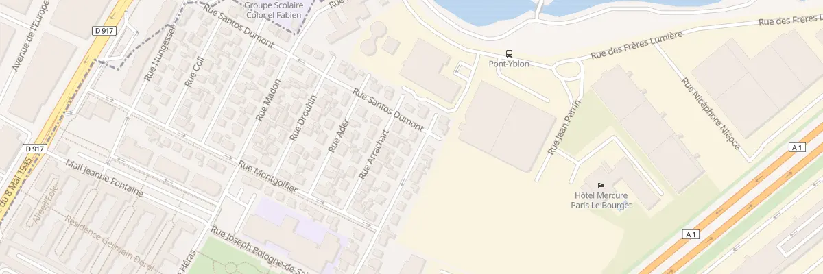Plan du 23 Rue Joseph le Brix au Blanc-Mesnil