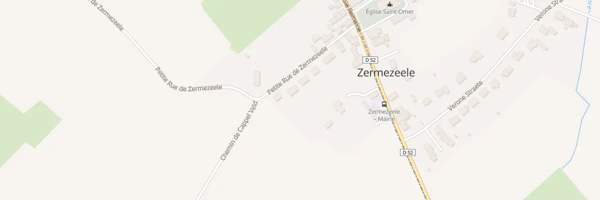 Plan du 1382 Ptr Petite Rue de Zermezeele à Wemaers-Cappel