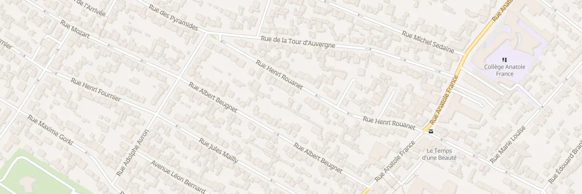 Plan du 49 Rue Henri Rouanet à Drancy