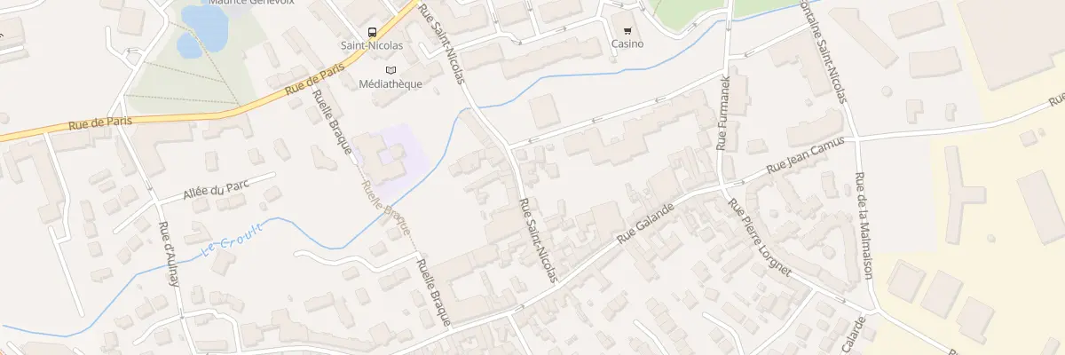 Plan du 11 Rue Saint Nicolas à Gonesse