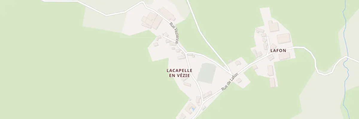 Plan du 5020 Lacapelle en Vezie à Lafeuillade-en-Vézie