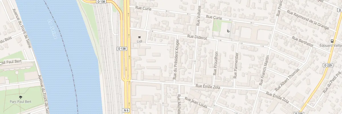 Plan du 3 Rue du Président Kruger à Villeneuve-Saint-Georges