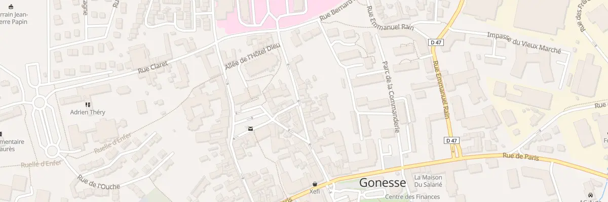 Plan du 26 Rue de l’Hôtel Dieu à Gonesse