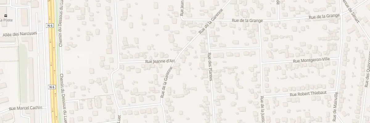Plan du 17 Rue de la Garenne à Montgeron