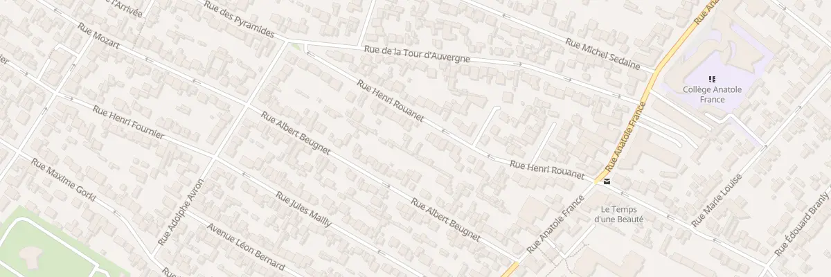 Plan du 47 Rue Henri Rouanet à Drancy