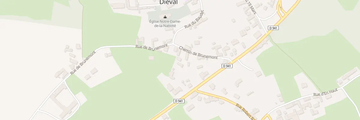 Plan du 137 Rue de Brunemont à Diéval