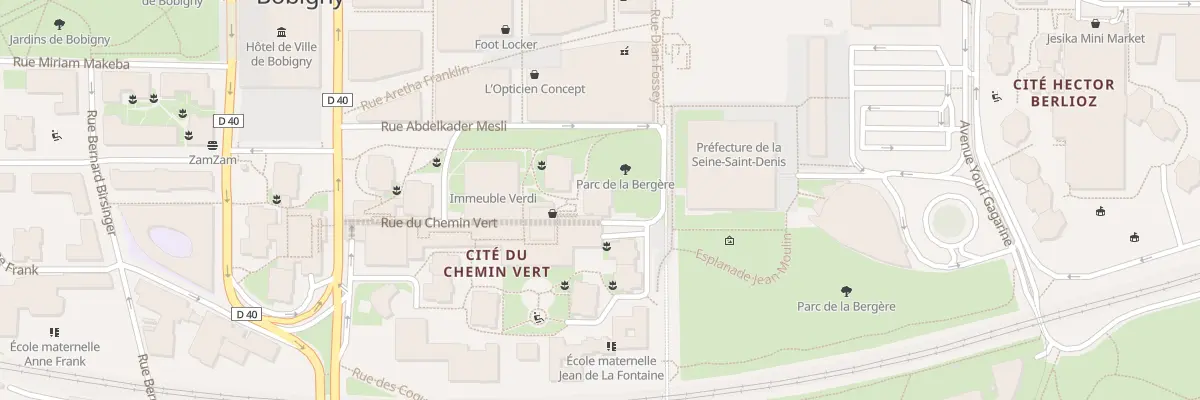 Plan du 26 Rue du Chemin Vert à Bobigny