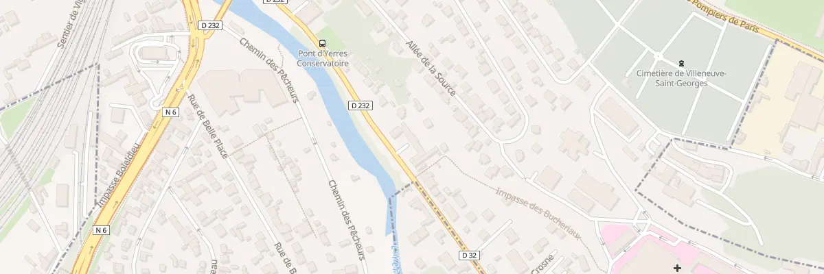 Plan du 25 Rue de Crosne à Villeneuve-Saint-Georges