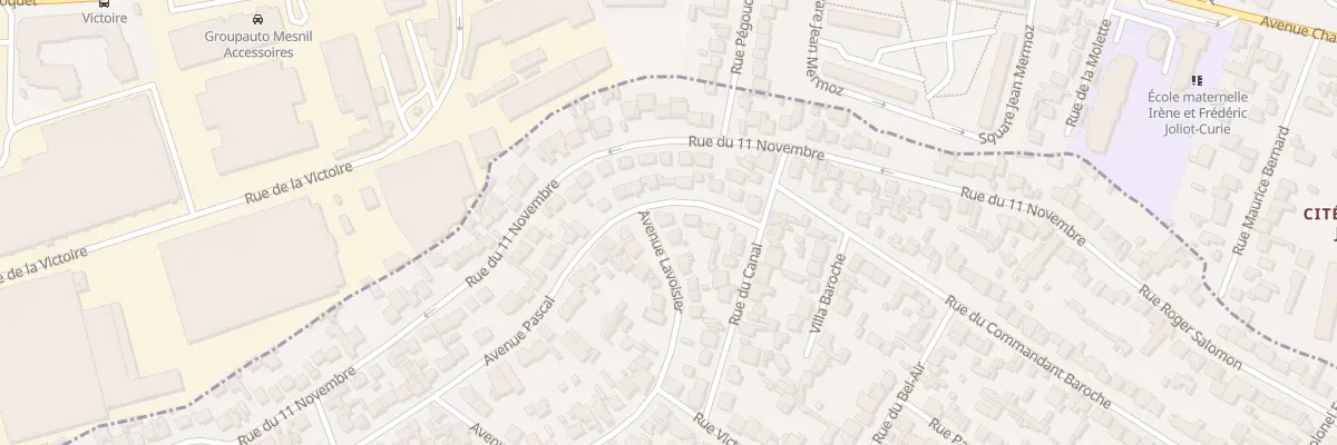 Plan du 11 Av Pascal à Drancy