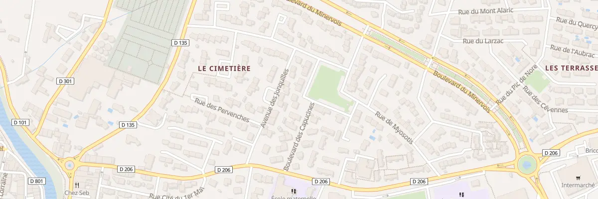 Plan du 19 Rue des Capucines à Trèbes