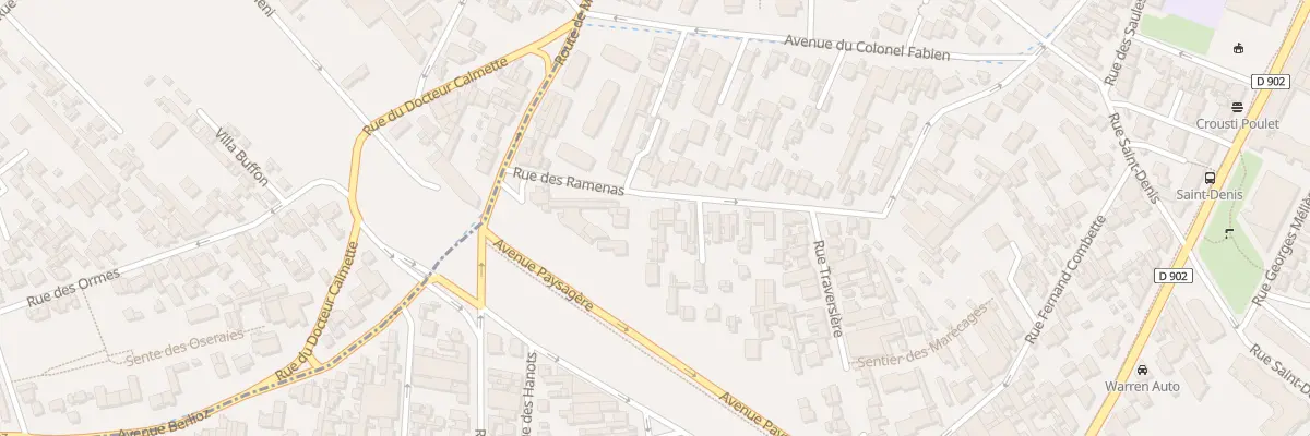 Plan du 14 Rue des Ramenas à Montreuil