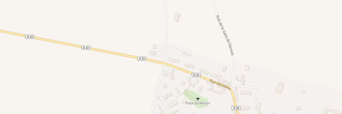 Plan du 380 Rue Monsieur à Brunvillers-la-Motte