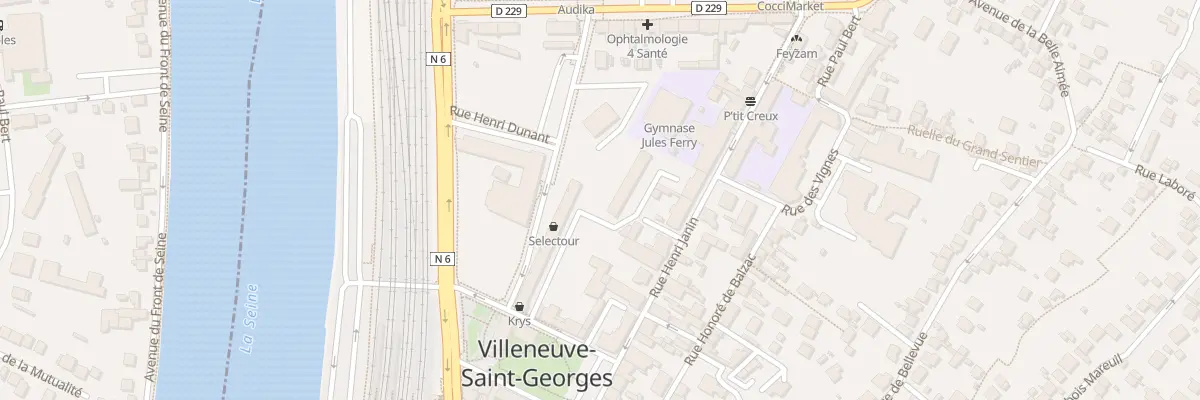 Plan du 20 Rue Henri Leduc à Villeneuve-Saint-Georges