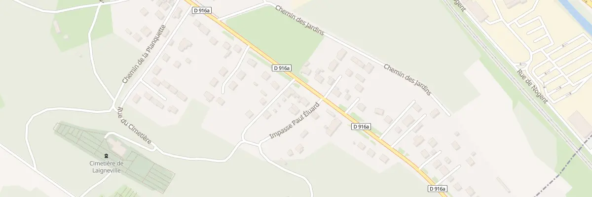 Plan du 1100 Rue de la République à Laigneville
