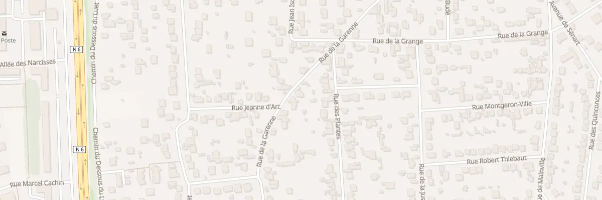 Plan du 15T Rue de la Garenne à Montgeron