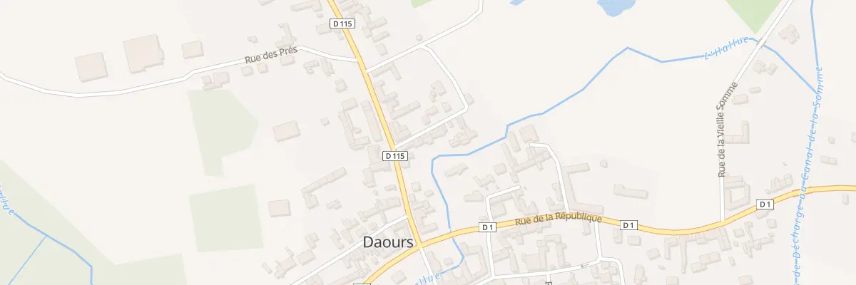 Plan du 2 Rue Saint Adhelard à Daours